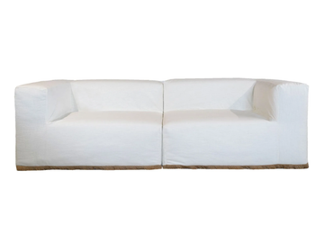 CI-J4P / CI-W4P - 3 seater cotton sofa with removable cover by MX HOME - view 2